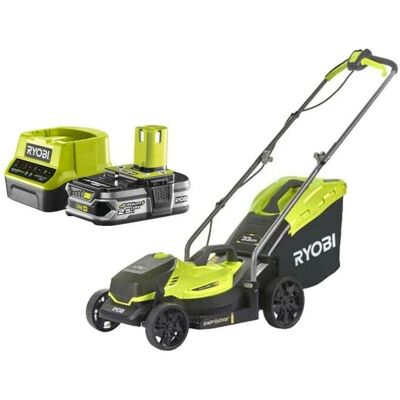 Pack RYOBI Tondeuse poussée 18V OnePlus OLM1833B - 1 Batterie 2.5Ah - Chargeur rapide - Publicité Pack RYOBI Tondeuse poussée 18V OnePlus OLM1833B - 1 Batterie 2.5Ah - Chargeur rapide - Publicité