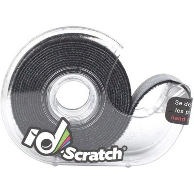 3P Design ID-Scratch Klettband - Schwarz - Selbstklebend, Vorgefertigt, 2,5 m 3P Design ID-Scratch Klettband - Schwarz - Selbstklebend, Vorgefertigt, 2,5 m