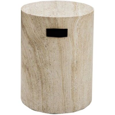 Taburete Radom de efecto travertino - Beige Taburete Radom de efecto travertino - Beige