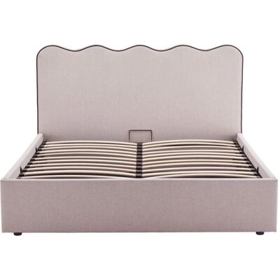 Drawer - Nagoya - 160x200 - Beige - Lit coffre - Publicité Drawer - Nagoya - 160x200 - Beige - Lit coffre - Publicité
