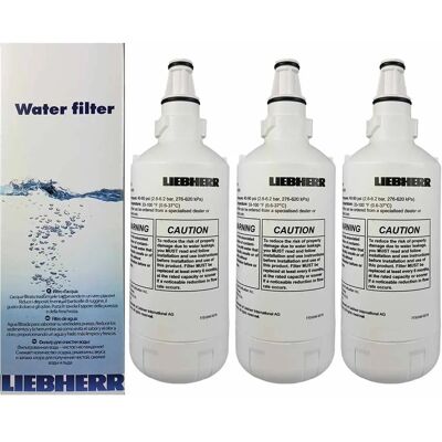 Liebherr - Cartuccia filtro acqua - Compatibile con frigorifero, congelatore - 7440002 Liebherr - Cartuccia filtro acqua - Compatibile con frigorifero, congelatore - 7440002