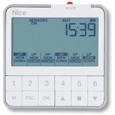 NICE - KRONO 6WW - 6 canaux - programmation hebdomadaire - Minuterie programmable - Publicité NICE - KRONO 6WW - 6 canaux - programmation hebdomadaire - Minuterie programmable - Publicité