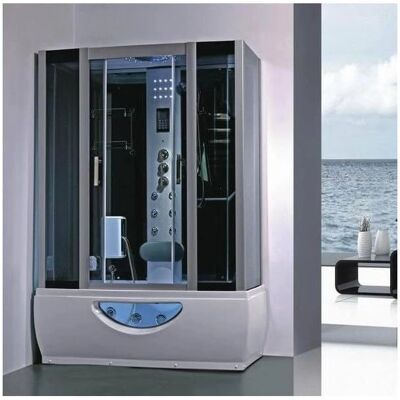 Cabine de douche Balneo Hammam 167x85cm - Options complètes - Publicité Cabine de douche Balneo Hammam 167x85cm - Options complètes - Publicité