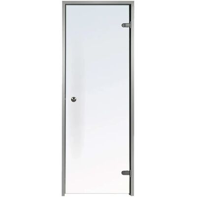 Desineo Puerta hammam 70x190 cm - vidrio templado 8 mm - marco de aluminio - Puerta Desineo Puerta hammam 70x190 cm - vidrio templado 8 mm - marco de aluminio - Puerta
