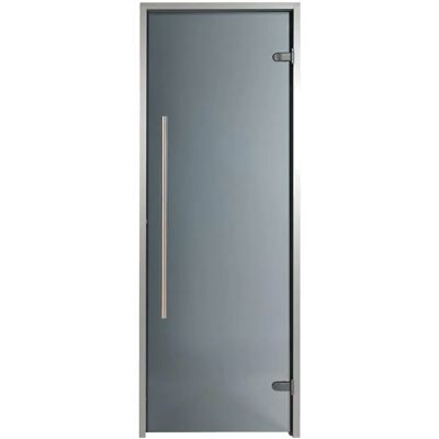 Desineo - Hammam premium 100 x 190 cm - Gris teñido - 8 mm vidrio templado - Puerta Desineo - Hammam premium 100 x 190 cm - Gris teñido - 8 mm vidrio templado - Puerta