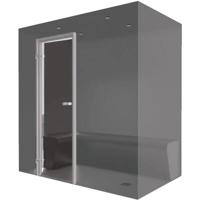 Desineo Hammam Kabinen-Set - 200x120cm mit Dampfgenerator Desineo Hammam Kabinen-Set - 200x120cm mit Dampfgenerator