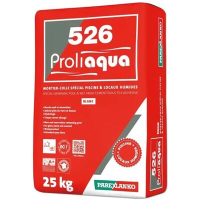 Mortero adhesivo piscina blanco ParexLanko L526BL25 - 25 kg Mortero adhesivo piscina blanco ParexLanko L526BL25 - 25 kg