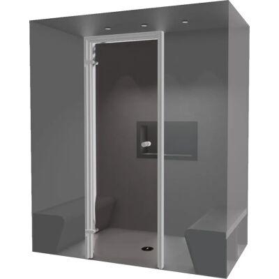Marca Modelo - Kit ajustable de cabina de vapor Hammam Marca Modelo - Kit ajustable de cabina de vapor Hammam