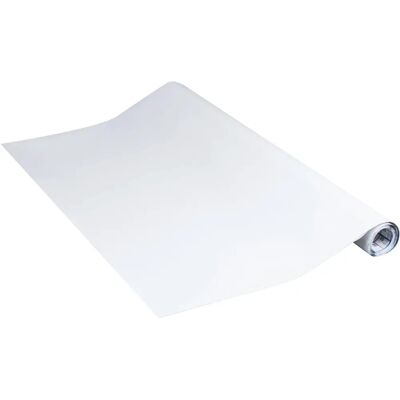 Venilia White Matte Adhesive Film - 45cm x 3m - Decorative Wall Covering Venilia White Matte Adhesive Film - 45cm x 3m - Decorative Wall Covering