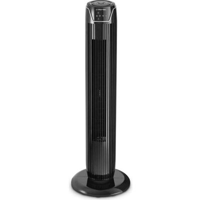 Ventilateur Tour Noir Trotec - 3 Vitesses, Oscillation, Télécommande Ventilateur Tour Noir Trotec - 3 Vitesses, Oscillation, Télécommande