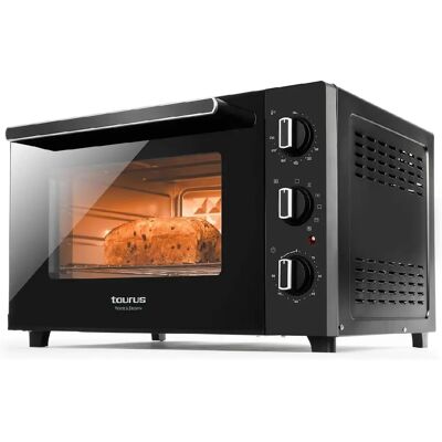 Taurus - Four Électrique 60L - 2000W - Noir - oven - Publicité Taurus - Four Électrique 60L - 2000W - Noir - oven - Publicité