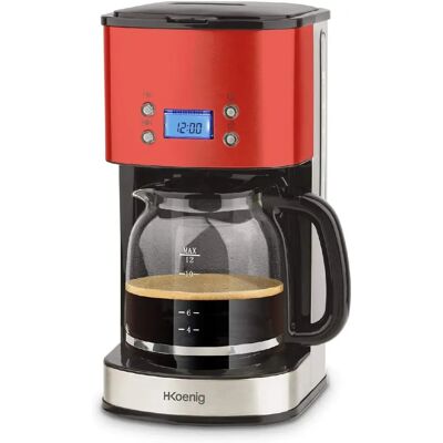 H.Koenig - MG30 - Rouge - Inox - Cafetière H.Koenig - MG30 - Rouge - Inox - Cafetière
