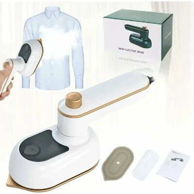 Vendos85 - Mini Défroisseur 50ml 33W - Blanc - Steamer - Publicité Vendos85 - Mini Défroisseur 50ml 33W - Blanc - Steamer - Publicité