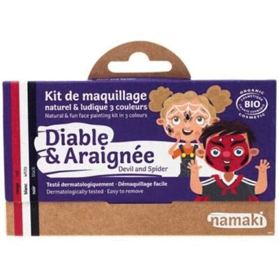 Kit de Maquillage Bio Diable & Araignée Namaki - 3 Couleurs - Publicité Kit de Maquillage Bio Diable & Araignée Namaki - 3 Couleurs - Publicité