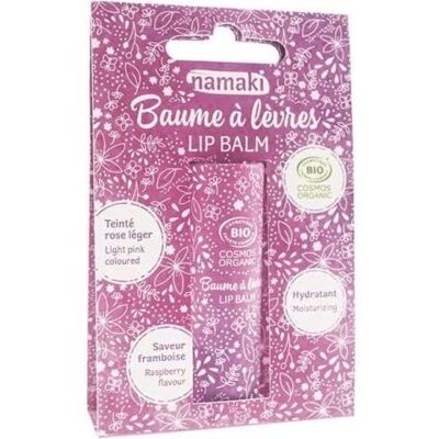 Namaki Baume à lèvres Framboise - Baume pour enfants - Publicité Namaki Baume à lèvres Framboise - Baume pour enfants - Publicité