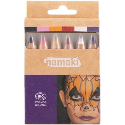 Namaki Bio-Kinder-Makeup-Set 6 Farben - Halloween & Karneval Namaki Bio-Kinder-Makeup-Set 6 Farben - Halloween & Karneval