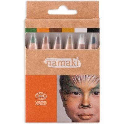 Kit de Maquillage Bio pour Enfants Namaki - 6 Couleurs - Publicité Kit de Maquillage Bio pour Enfants Namaki - 6 Couleurs - Publicité