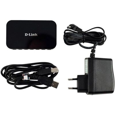 D-Link - Dub-H7 - 7 Ports - USB 2.0 - USB Hub - Publicité D-Link - Dub-H7 - 7 Ports - USB 2.0 - USB Hub - Publicité