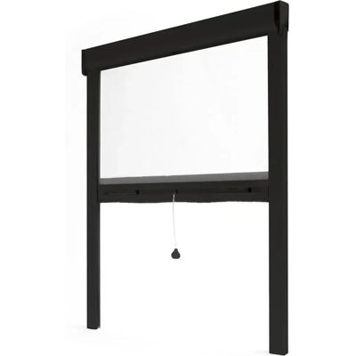 Zanzariera AVOSDIM Alluminio Nero 80x100cm - Rete anti insetti Zanzariera AVOSDIM Alluminio Nero 80x100cm - Rete anti insetti
