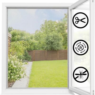 Zanzariera per Finestre - 150 x 180 cm - Protezione Efficace Zanzariera per Finestre - 150 x 180 cm - Protezione Efficace