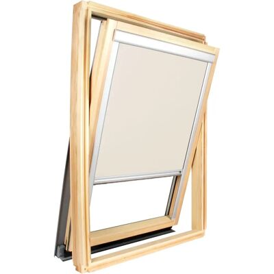 Persiana de ventana Roto Beige - Marco de aluminio duradero Persiana de ventana Roto Beige - Marco de aluminio duradero