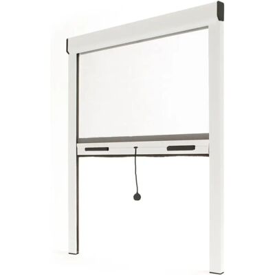 Moustiquaire en aluminium blanc recortable - 150x160 cm - Publicité Moustiquaire en aluminium blanc recortable - 150x160 cm - Publicité