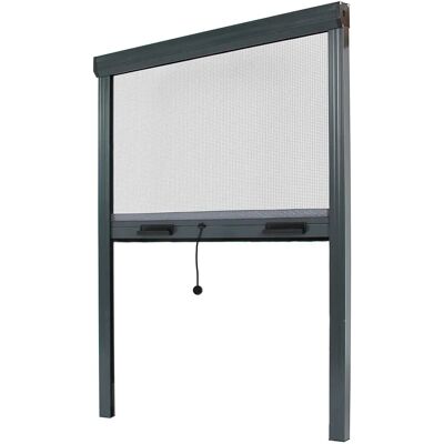 AvosDim Graue retractable Aluminium Fliegengitter - 1500x2300mm AvosDim Graue retractable Aluminium Fliegengitter - 1500x2300mm