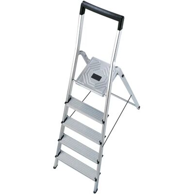 Scala a soppalco in alluminio Hailo L40 - 3,10m, 5 gradini, Blu Scala a soppalco in alluminio Hailo L40 - 3,10m, 5 gradini, Blu