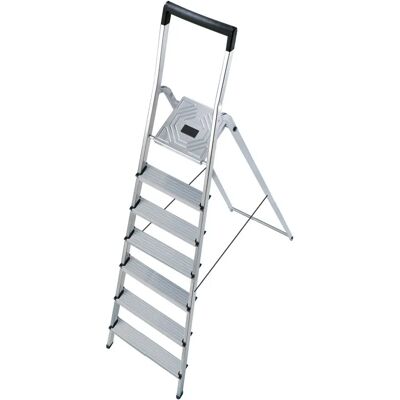Échelle en aluminium L40 Hailo - 7 marches - Sécurité et durabilité - Publicité Échelle en aluminium L40 Hailo - 7 marches - Sécurité et durabilité - Publicité