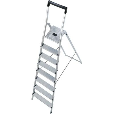 Échelle en aluminium L40 Hailo - Sécurisée, Légère, 8 Marches - Publicité Échelle en aluminium L40 Hailo - Sécurisée, Légère, 8 Marches - Publicité