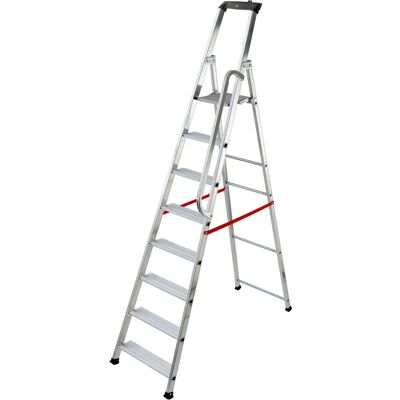 Escalera de aluminio HAILO 8848-011 - 8 peldaños profesional Escalera de aluminio HAILO 8848-011 - 8 peldaños profesional