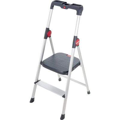 Hailo - Escalier pliante 2 marches 220cm hauteur avec plateforme en plastique - WideStep - Publicité Hailo - Escalier pliante 2 marches 220cm hauteur avec plateforme en plastique - WideStep - Publicité