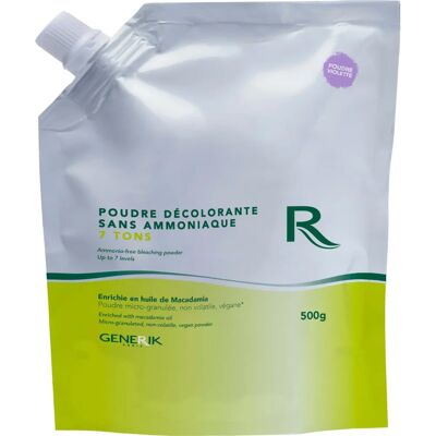 Poudre décolorante microgranulée Generik - 7 tons - 500g - Publicité Poudre décolorante microgranulée Generik - 7 tons - 500g - Publicité