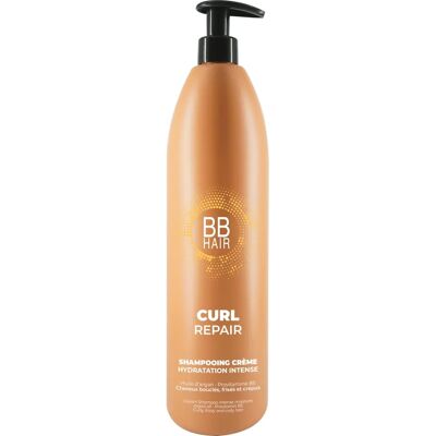 Shampooing crème Curl Repair BBHair - Hydratant, Sans Sulfates - Publicité Shampooing crème Curl Repair BBHair - Hydratant, Sans Sulfates - Publicité