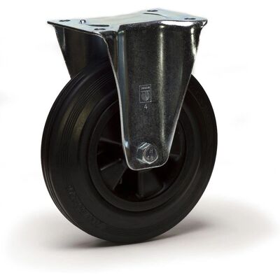 Roues en Caoutchouc- Diamètre 250mm - Certifié ISO9001 - Intérieur/Extérieur - 295 Kg Roues en Caoutchouc- Diamètre 250mm - Certifié ISO9001 - Intérieur/Extérieur - 295 Kg