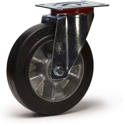 EASYROLL - 200 mm - Caoutchouc - Roue pivotante EASYROLL - 200 mm - Caoutchouc - Roue pivotante