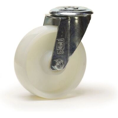 Roues-et-Roulettes.com Roue polyamide blanche 150mm - 350 Kg Roues-et-Roulettes.com Roue polyamide blanche 150mm - 350 Kg