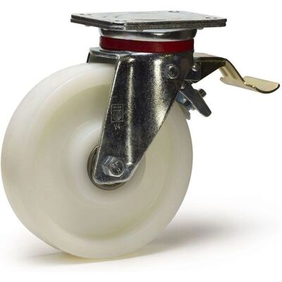 Roues-et-Roulettes.com Roue Polyamide 6 Blanche 150mm Renforcée - Type de Roue Roues-et-Roulettes.com Roue Polyamide 6 Blanche 150mm Renforcée - Type de Roue