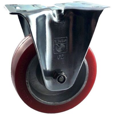 Roues-et-Roulettes.com - Roulette 100 REDTHANE - Rouge - 100 mm - Caster wheel Roues-et-Roulettes.com - Roulette 100 REDTHANE - Rouge - 100 mm - Caster wheel