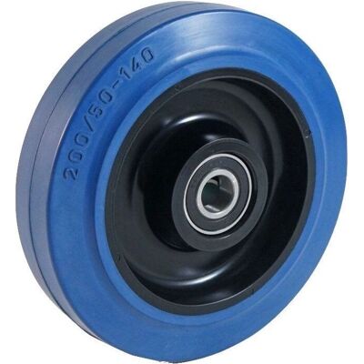 Roues-et-Roulettes.com Roue en caoutchouc bleu EASYROLL 100x35 - Roue Roues-et-Roulettes.com Roue en caoutchouc bleu EASYROLL 100x35 - Roue
