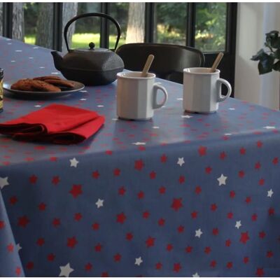 Fleur de Soleil - Stelle rossa - 160x200 - Tablecloth - Publicité Fleur de Soleil - Stelle rossa - 160x200 - Tablecloth - Publicité