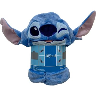 STITCH Coral 3D Kapuzen Dekentje - Character World STITCH Coral 3D Kapuzen Dekentje - Character World
