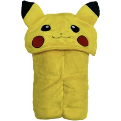 Pokémon Pikachu 3D Capucha Coral Manta - Manta y Decoración - BM-239209 Pokémon Pikachu 3D Capucha Coral Manta - Manta y Decoración - BM-239209