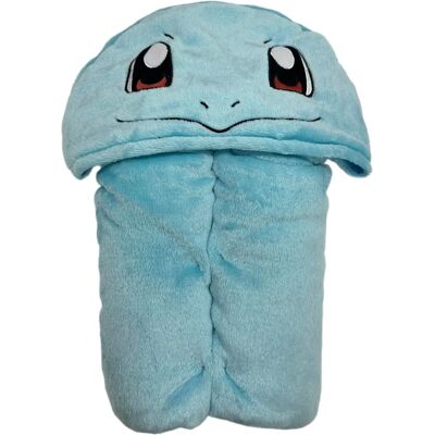Koc polarowy z kapturem Pokémon Squirtle - Akcesoria Koc polarowy z kapturem Pokémon Squirtle - Akcesoria