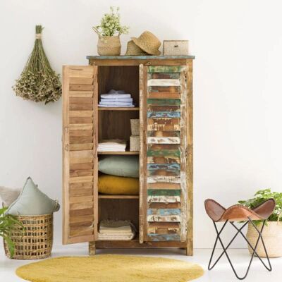 Made in Meubles - MK19-Bois colores - Multicolore - Wood - Wardrobe - Publicité Made in Meubles - MK19-Bois colores - Multicolore - Wood - Wardrobe - Publicité