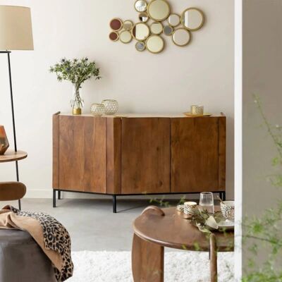 Made In Meubles - Azure - Mango Wood - Sideboard - Publicité Made In Meubles - Azure - Mango Wood - Sideboard - Publicité