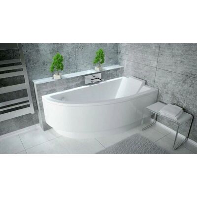 Azura Home Design - Bañera Esquinera Derecha 150cm - Ahorro de espacio, Ergonómica Azura Home Design - Bañera Esquinera Derecha 150cm - Ahorro de espacio, Ergonómica