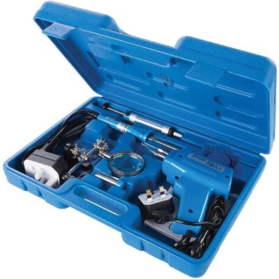 Kit de Soudure Silverline - 9 pièces - Électronique, Précision Kit de Soudure Silverline - 9 pièces - Électronique, Précision