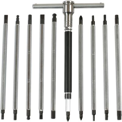 LASER TOOLS - SET12 - poignée en T - 12 pièces - Jeu de tournevis - Publicité LASER TOOLS - SET12 - poignée en T - 12 pièces - Jeu de tournevis - Publicité