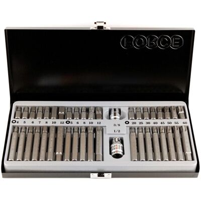 UnknownBrand - 42 pcs Torx XZN 6 pans - 10 mm - 30/75 mm - Jeu de mèches - Publicité UnknownBrand - 42 pcs Torx XZN 6 pans - 10 mm - 30/75 mm - Jeu de mèches - Publicité